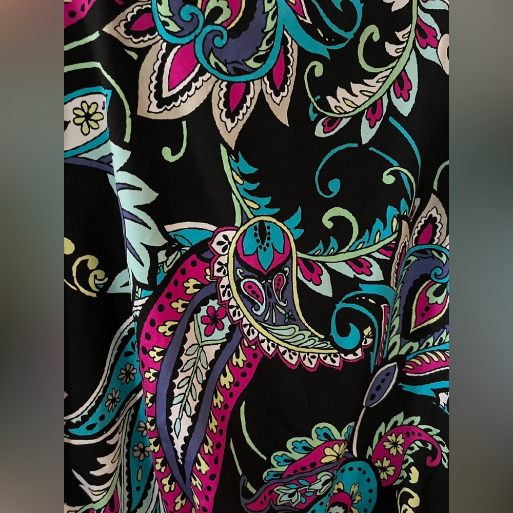 Apt. 9 Tankini Vibrant Colors Patterned Spandex Women’s Plus Size 1X - Picture 2 of 12